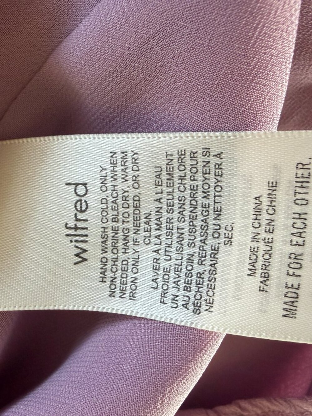 Wilfred Aritzia Pink Satin Tie Strap Mini Dress Size 6 Smocked Back Romantic - Picture 14 of 14